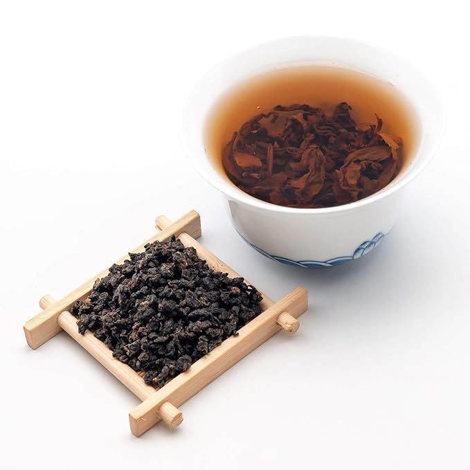 Oriarm 1000g / 35.3oz Gaba Oolong Tea Loose Leaf - High Mountain Taiwan Oolong Black Tea Leaves - Taiwanese Wu Long Alishan Tea - Naturally Processed