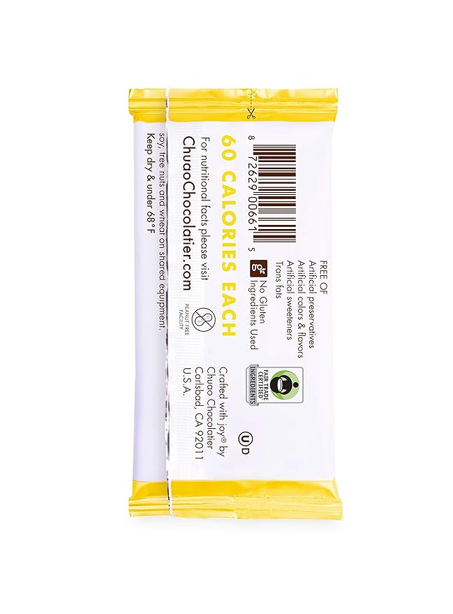 Chuao Chocolatier Potato Chip Milk Chocolate Mini Bars | Gourmet No Preservatives | For Gift Baskets Christmas Valentines Day Gifts for Women Men | 100 Pack