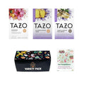 Herbal&ampBlack Tea Bags Variety Pack - Tea Assortment Tea Sampler with Passion Glazed Lemon Loaf and Vanilla Bean Macaron in Gift Box &amp Recipe eBook (50pcs)