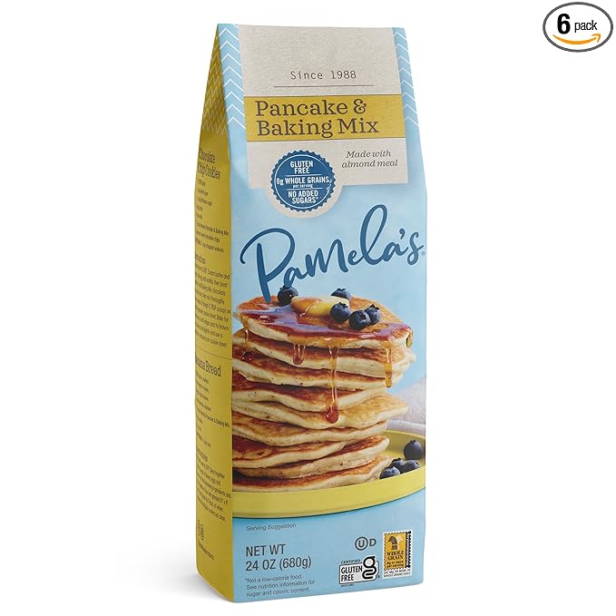 PAMELAS MIX PNCKE BAKING WF GF 24 OZ PK- 6