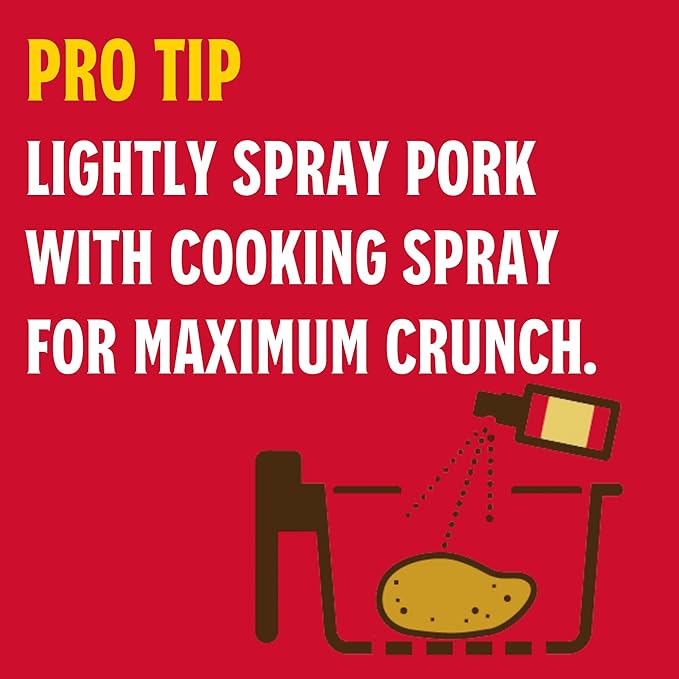 Louisiana Fish Fry Products Air Fry Pork Coating Mix 5 Oz Pack of 6