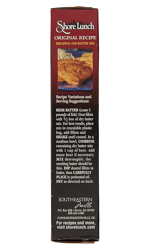 Shore Lunch Fish Breading &amp Batter Mix Original Recipe 9 Ounce Box of Breading &amp Batter Mix (Pack of 6)