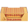 Toblerone Swiss Milk Chocolate Candy Bars with Honey and Almond Nougat 20-3.52 oz Bars