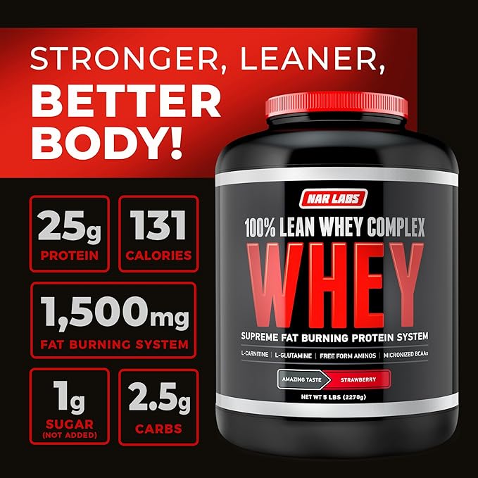100% Lean Whey Complex 5lbs (Strawberry)