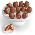 Shari’s Berries Artisan Belgian Milk Chocolate Covered Strawberries | Chocolate Covered Strawberry Gift Box | For Valentine's Day Anniversary Celebrations &amp Thank You’s (Full Dozen 12 Berries)