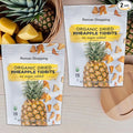 Kirkland Organic Dried Pineapple Tidbits – 2 Bags (52 oz Total) USDA Organic No Sugar Added Gluten Free Kosher Certified Single Ingredient No Preservatives Healthy Snack Bulk Pack