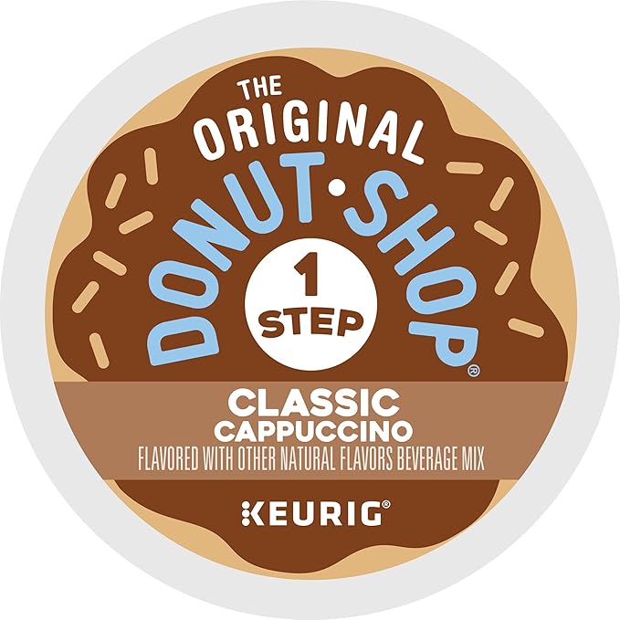 The Original Donut Shop -Step Classic CappuccinoKeurig -Serve K-Cup Pods20 Count (Pack of 2)