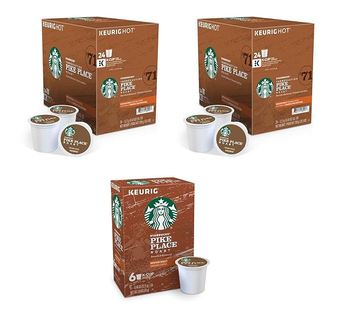 Starbucks Starbucks Pike Place Roast Coffee K-Cup Pods 3.15 Ounce