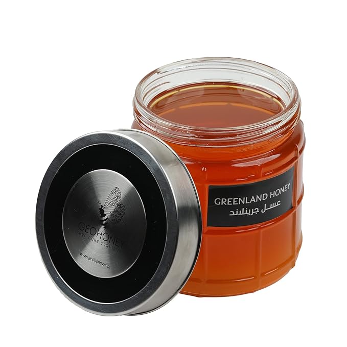 Geohoney Greenland Raw Honey Arctic Wildflower Natural Unfiltered 2.2 lb
