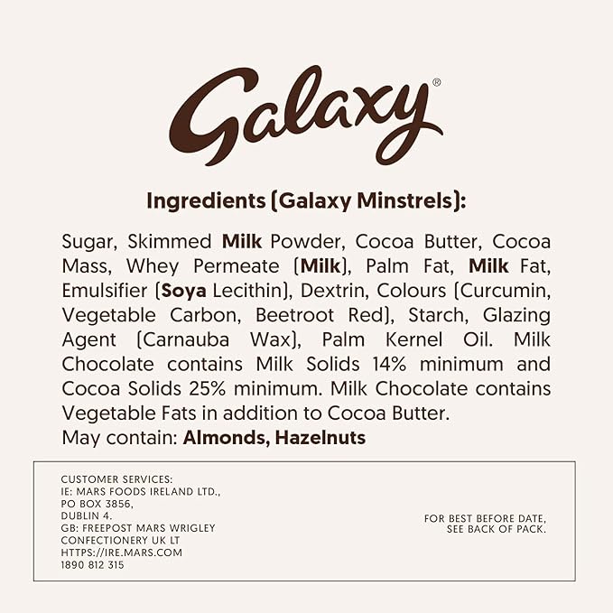 Galaxy Minstrels Large Egg 162g (Pack of 1)