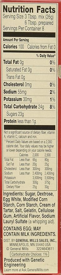 Betty Crocker Homestyle Fluffy White Frosting Mix 7.2 Ounce (Pack of 6)