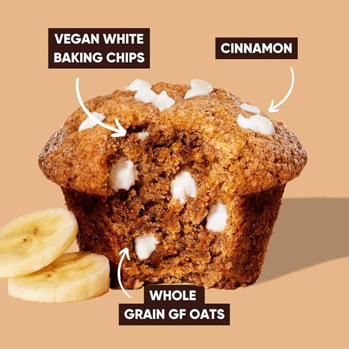 GoNanas Cinnamon Roll Banana Bread Mix Vegan Gluten Free Healthy Snacks. Oat Flour Bread or Muffin Mix. Women Owned US Ingredients Dairy Free Nut Free Delicious Snacks (3 Pack)