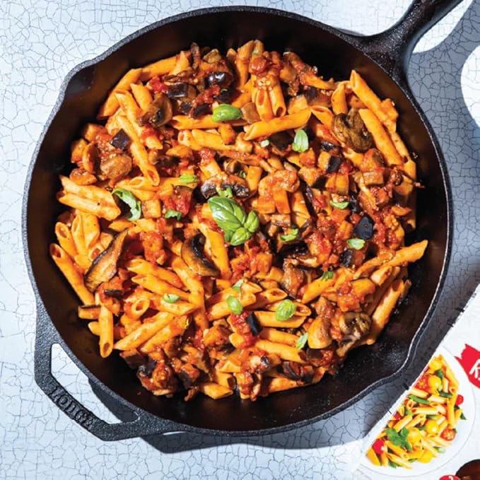 Explore Cuisine Organic Red Lentil Penne Pasta Non GMO 8 Ounces (Pack Of 6)