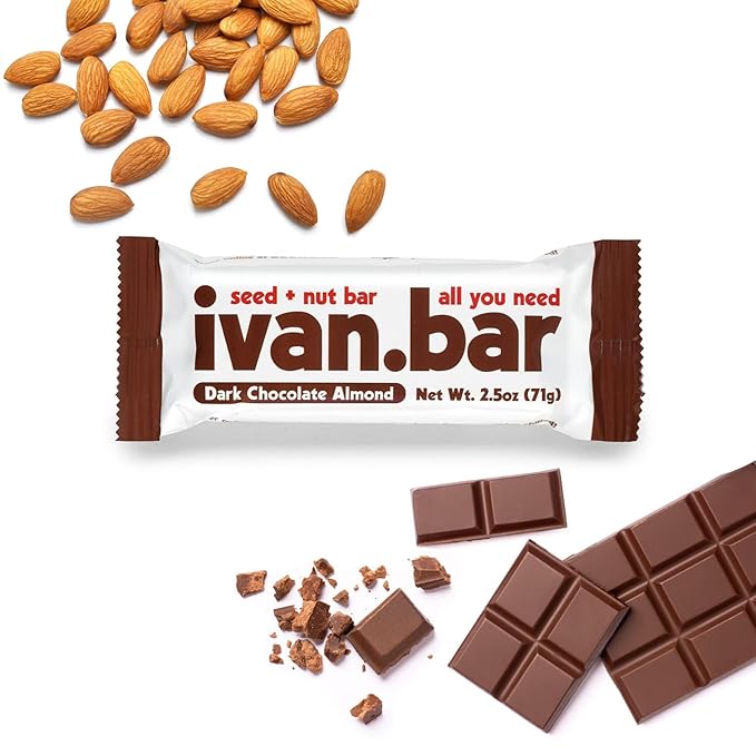 Protein Packed Energy Snack Bar | Provides Healthy Energy | Vegan All Natural Ingredients | Soy Dairy &amp Gluten Free (Chocolate - 12-2.5 Oz. Bars)