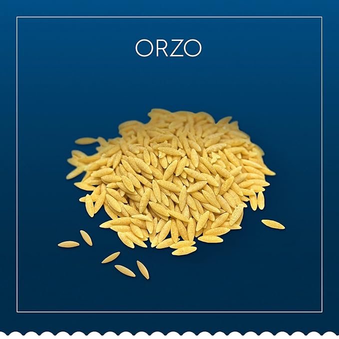 Barilla Orzo Pasta 16 oz. Box (Pack of 16) - Non-GMO Made with Durum Wheat Semolina - Kosher Certified
