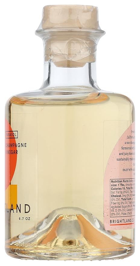 Brightland Vinegar Citrus Champagne Parasol 6.7 Ounce