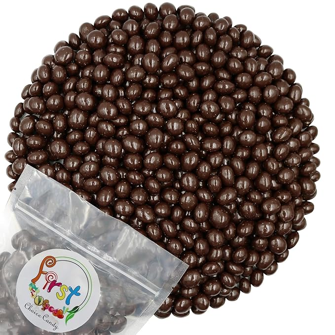 Chocolate Covered Roasted Espresso Coffee Beans (2 Pound Dark Chocolate)