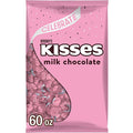 HERSHEY'S KISSES Milk Chocolate Candy Bulk Bag 60 oz