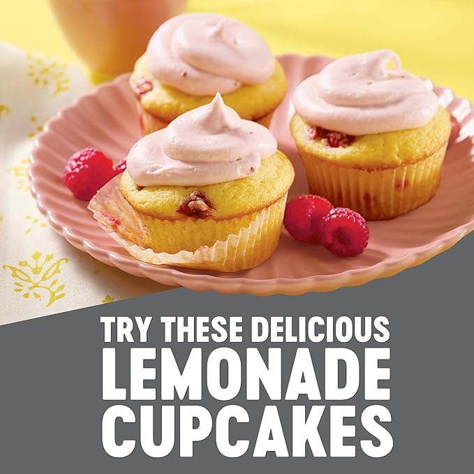 Krusteaz Meyer Lemon Pound Cake Mix with Lemon Glaze Mix 16.5-Ounce Box (Pack of 3)