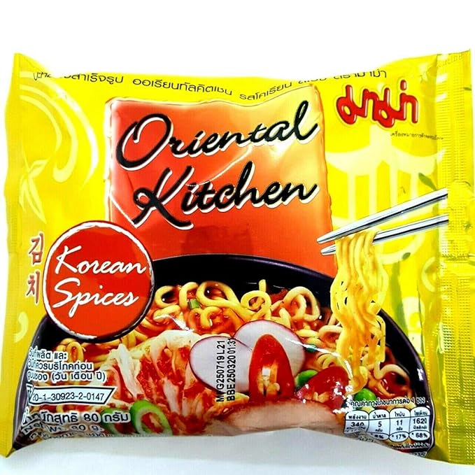 Oriental Kitchen Korean Spices Flavour Quick Cook Thai-MAMA Big Pack Instant Noodles Soup (Pack of 3)