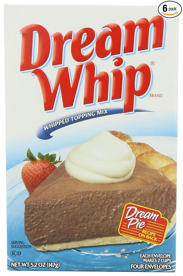Dream Whip Whipped Topping Mix 5.2-Ounce Boxes (Pack of 6)