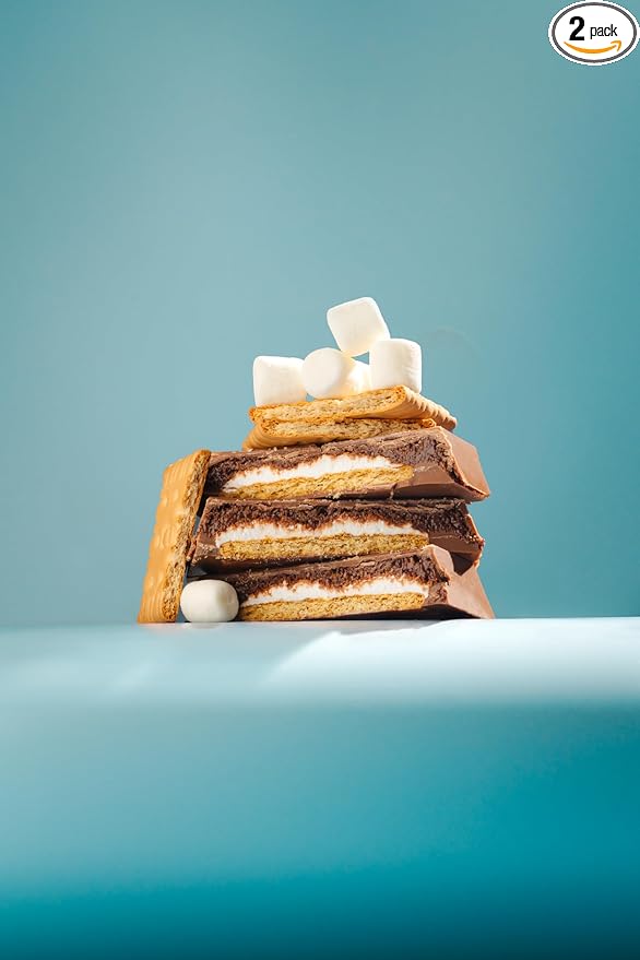 Nuts Factory – Dubai Chocolate Bars – S'mores Flavor – Pack of 2