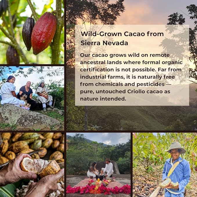Origen 100% Ceremonial Cacao – Ceremonial Grade Cacao – Unsweetened &amp Anti Oxidant SuperFood – Pure Ancient Indigenous Drink – Vegan Gluten-free – Grated 5 lb Bulk Pack