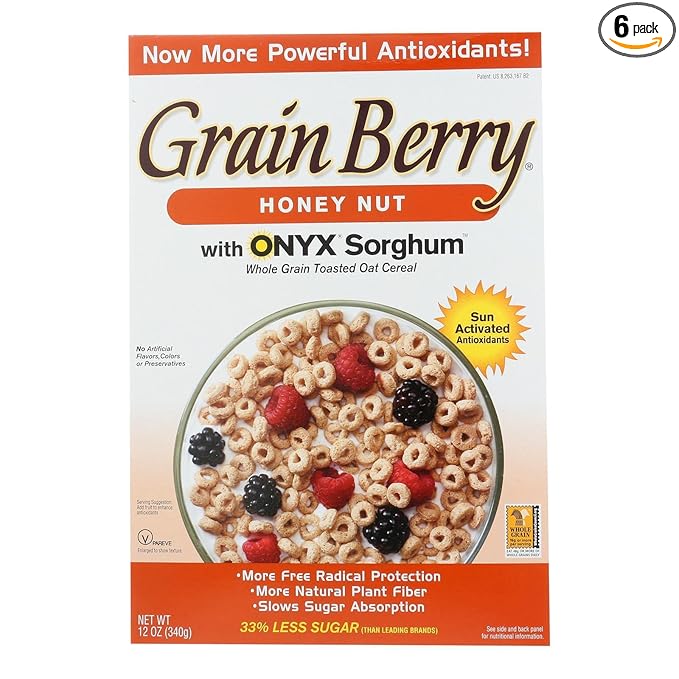 Grain Berry Cereal HONEY NUT OATS (The Silver Palate) 12 OZ (Pack of 6)6