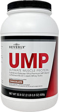 Beverly International UMP Protein Powder Chocolate. Unique Whey-Casein Ratio Builds Lean Muscle. Easy to Digest. No Bloat. (32.8 oz) 2lb .8 oz