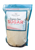 Organic Cane Sugar Crystals (5lb sugar packet) - Preservative &amp bone-char free vegan food sugar substitute gluten free Non-GMO fine natural sugar sweetener for cooking beverages &amp more