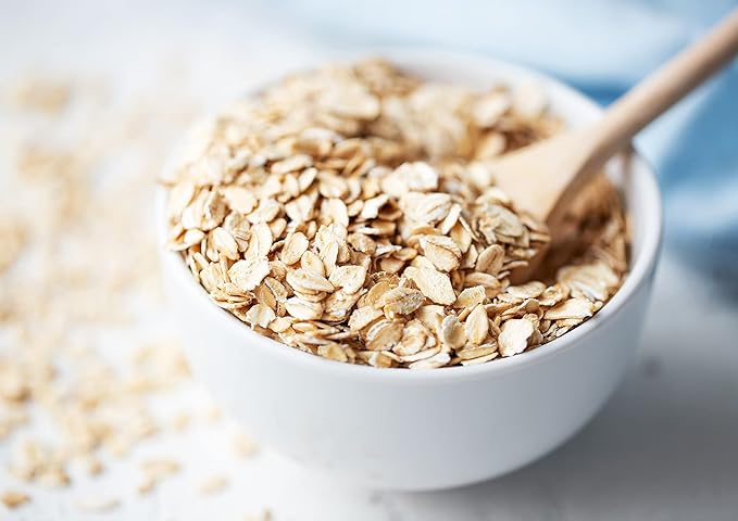 Food to Live Gluten Free Organic Regular Rolled Oats 6 Pounds – Non-GMO Old-Fashioned 100% Whole Grain Vegan Bulk. Rich in Fiber. Great for Oatmeal Cereal Granola Cookies. Made in USA
