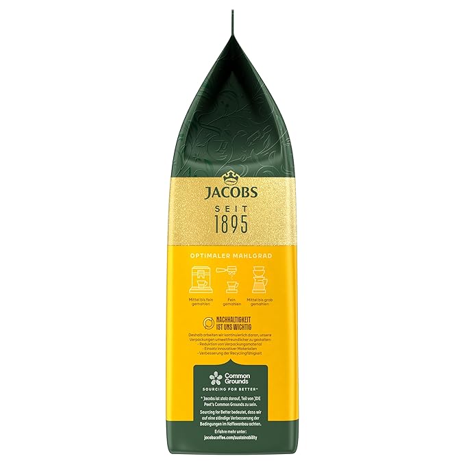Jacobs Crema Whole Bean Coffee 1000 Gram / 35.2 Ounce (Pack of 1)