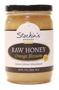 Stockin's Apiaries Raw Orange Blossom Honey Unheated Unfiltered &amp Nutritious 17 Oz.