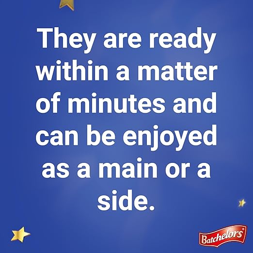 Batchelors Super Noodles Bacon Flavour Instant Snack Ready in 4 Minutes 90 g Packet (Pack Of 8)