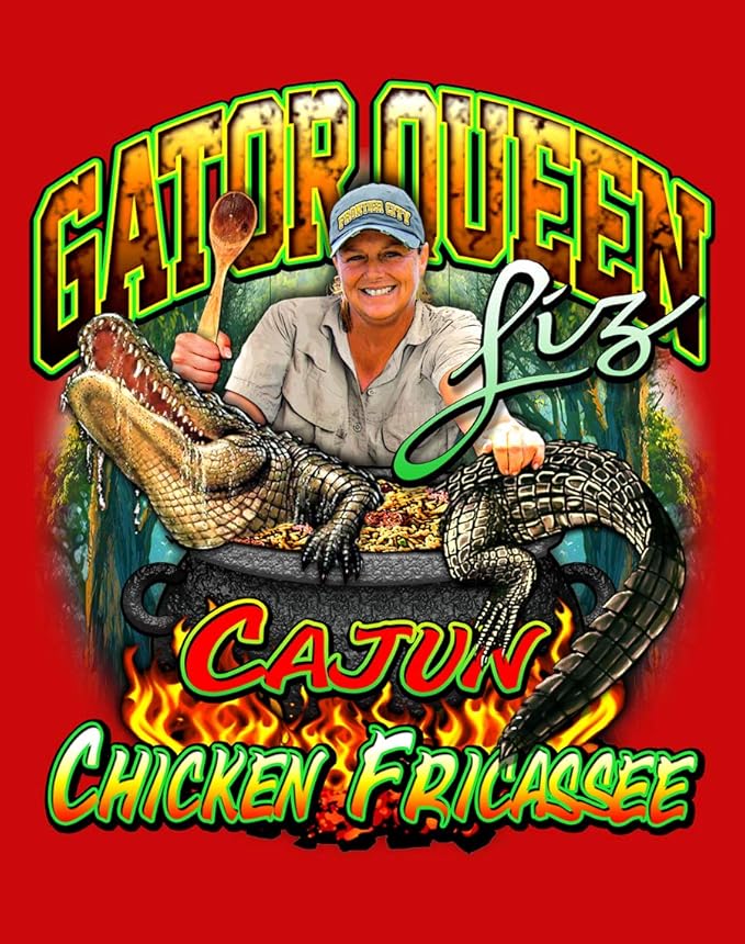 Gator Queen Liz 24 Hour Hurrican Kit (4oz. package freeze dried blueberries Brown Sugar N Cinnamon Oatmeal Cajun Dirty Rice Cajun Chicken Fricassee Fruit Drink Mix and Salt n Pepper Packages)