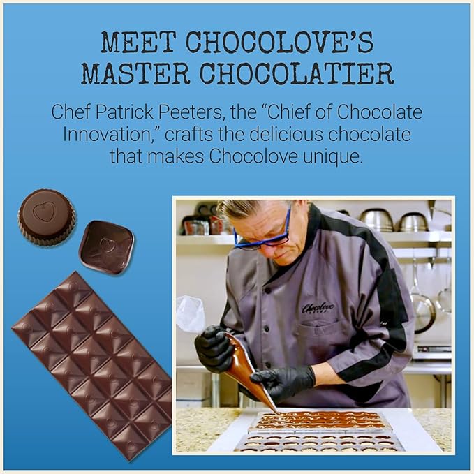 Chocolove Peppermint Dark Chocolate Bars | 55% Cocoa | Crafted in Semi-sweet Premium Chocolate | Non GMO Rainforest Alliance Certified 3.2oz Bar (12 Pack)