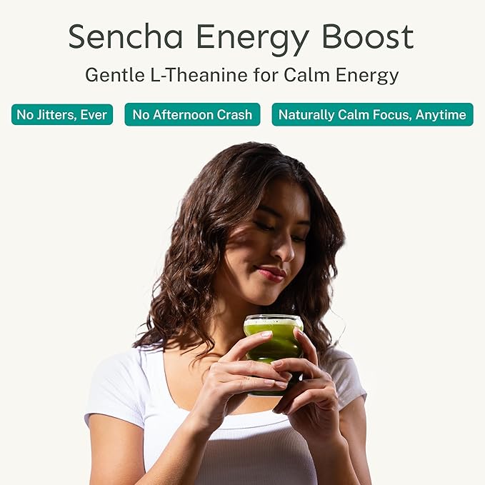Yu Tea Organic Sencha Green Tea Powder 100 Servings | Rich in Antioxidants EGCG &amp L-Theanine | Pure Japanese First Harvest Leaf | Low Caffeine &amp Unsweetened | Resealable Pouch 2.65 oz