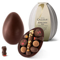 Premium Vegan Chocolate Easter Egg 13.8oz – Extra Thick Gourmet Easter Candy Gift – Luxury Chocolate Egg – Hotel Chocolat