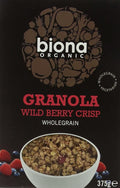 Biona Organic Wildberry Crisp Granola 375g