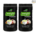 CAcafe Apple Cider Vinegar Turmeric Matcha Tea | 9g Protein | Ultimate Superfoods Blend of ACV Turmeric Collagen Coconut and Japanese Matcha Tea | Hot or Cold Instant Mix | Non-GMO (2-Pack)