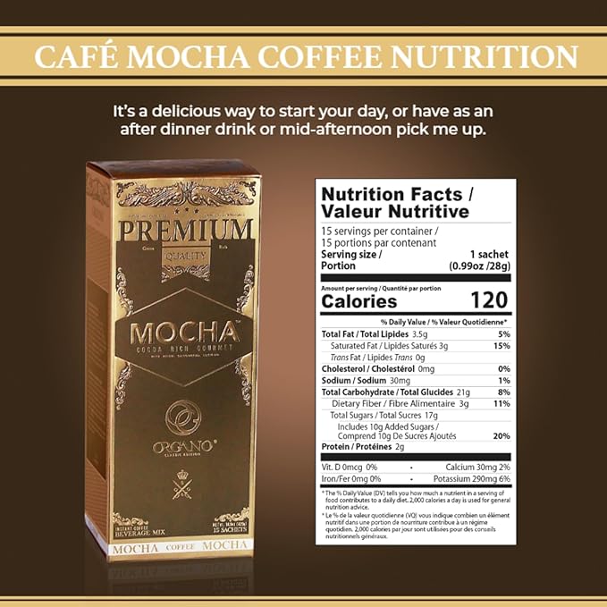 ORGANO Gourmet Cafe Mocha (15 sachets)