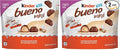 Kinder Bueno Mini Milk Chocolate Bars with Hazelnut FillingChocolate Candy Bars for Game DayFootball Party SuppliesSnacks for Adults5.7 oz.(Pack of 2)