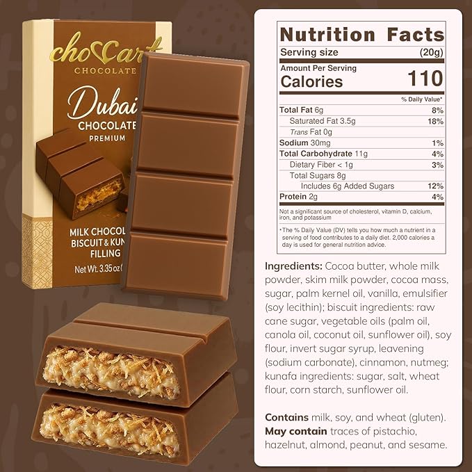 Dubai Chocolate Bar Variety Pack – Pistachio Kunafa Lotus Oreo Angel Hair &amp Strawberry Cheesecake Chocolate Gift Box | Assorted Gourmet Middle Eastern Chocolates (Full Size 3 Pcs Set)