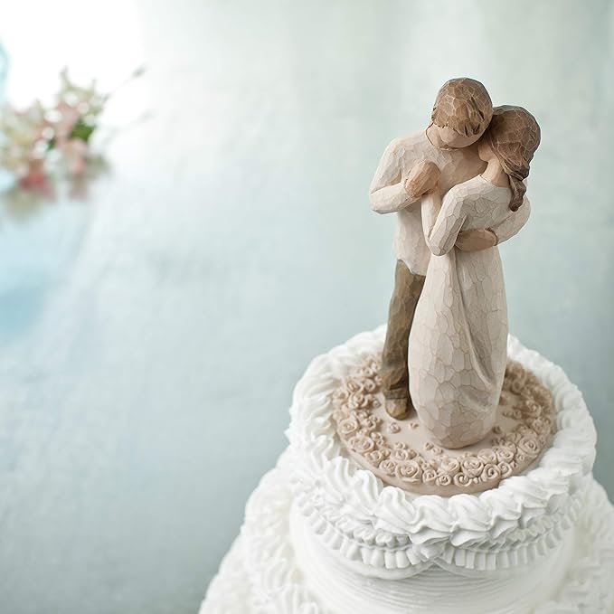 Willow Tree Promise Sculpted Hand-Painted Cake Topper