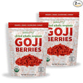 Wholeberry organic wolfberry gouqi Goji berries 32oz| Raw Vegan Gluten Free Super food High in Plant Based Protein Dietary Fiber Vitamin A &amp Iron | Large…