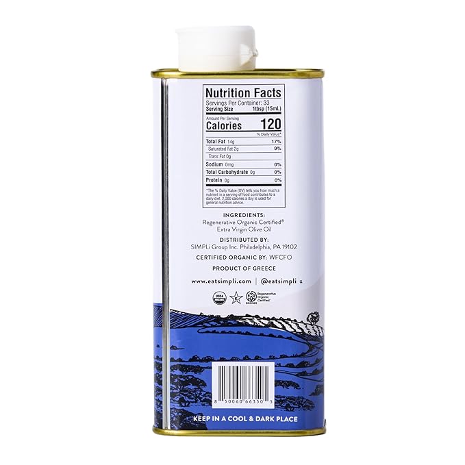 SIMPLI Greek Extra Virgin Oil Olive ROC 16.9 FZ