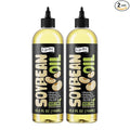 LifeOiL Soybean Oil Expeller-Pressed Non-GMO High-Heat Cooking Oil 25.3 fl oz (750 mL) 2-Pack Squeeze Bottles