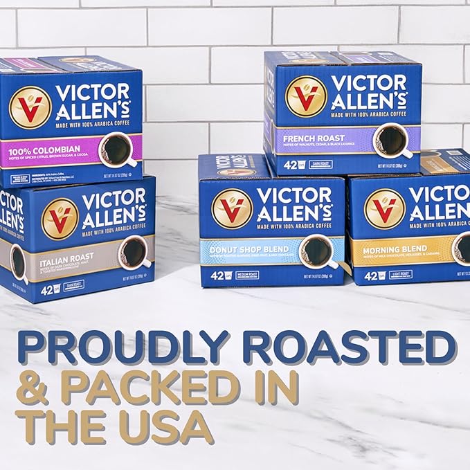 Victor Allen's Coffee Hazelnut Flavored Medium Roast 2 Pack - 12 Count Single Serve Coffee Pods for Keurig K-Cup Brewers