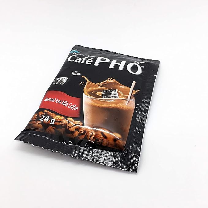 FOOD EMPIRE CAFÉ PHO Cafe Pho Vietnamese 3in1 Instant Coffee Mix Iced Milk Coffee Sua Da Single Serve Packets Bag of 18 Sachets Pack 3 45.7151 Ounce