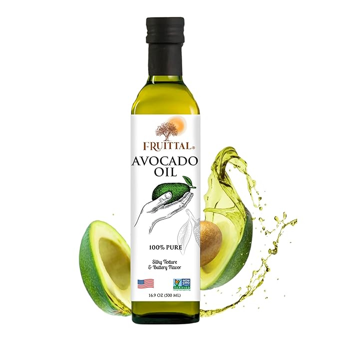 Fruittal Avocado Oil – 100% Pure Made in the USA and Rich in Health Benefits (16.9 Oz)